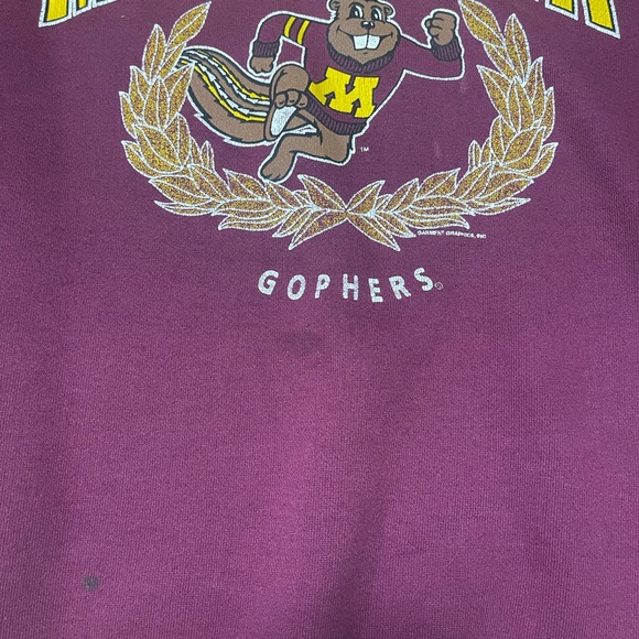 University of Minnesota Golden Gophers Men’s Crewneck Sweatshirt Size Medium - Picture 9 of 10